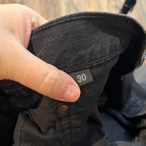 J Brand Kane Slim Straight jeans in Deceit Black - Picture 8 of 8